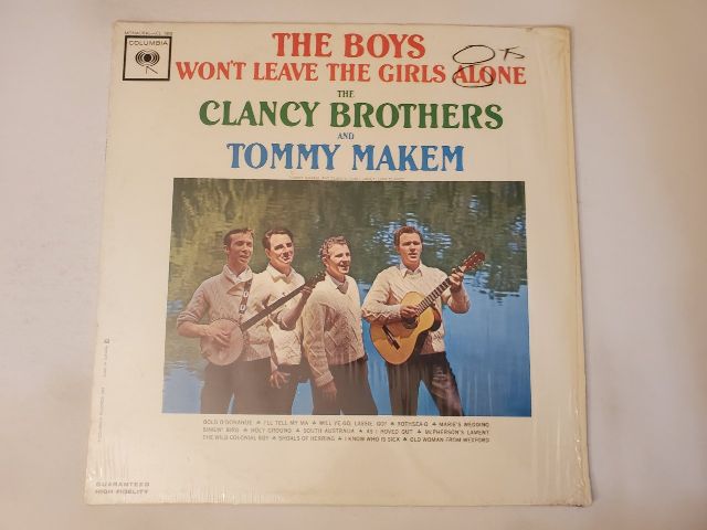 The Clancy Brothers and Tommy Makem The Boys Won't Leave The Girls Alone vinyl record