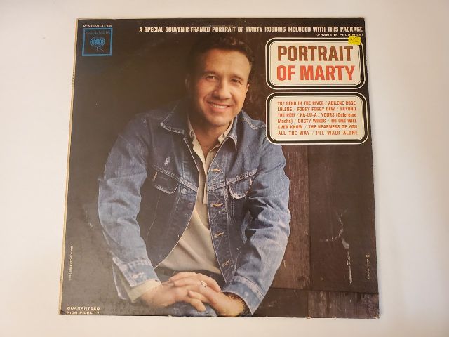 Marty Robbins Portrait of Marty vinyl record