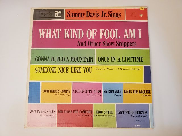 Sammy Davis Jr. What Kind of Fool Am I and Other Show-Stoppers vinyl record