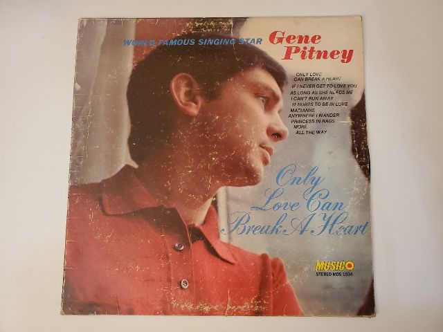 Gene Pitney Only Love Can Break A Heart vinyl record