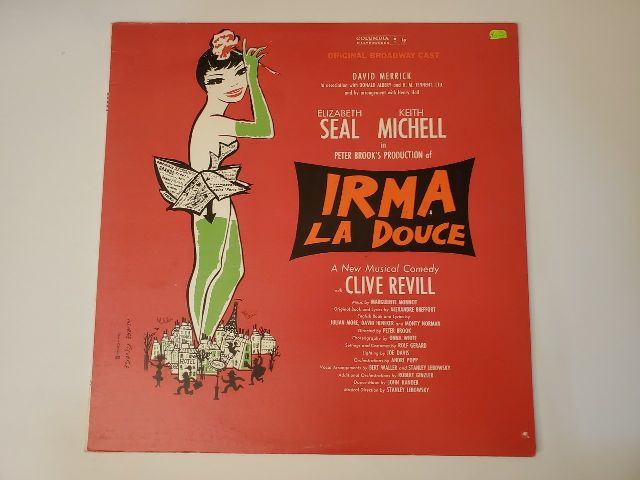 Original Broadway Cast Irma La Douce vinyl record