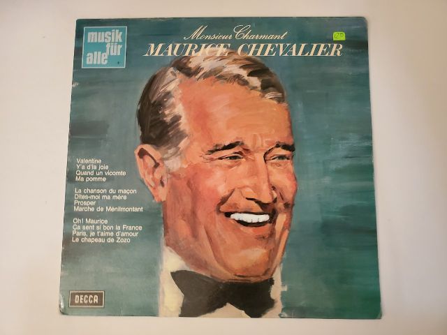 Maurice Chevalier Monsieur Charmant vinyl record