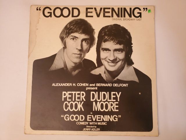 Peter Cook and Dudley Moore Good Evening vinyl record
