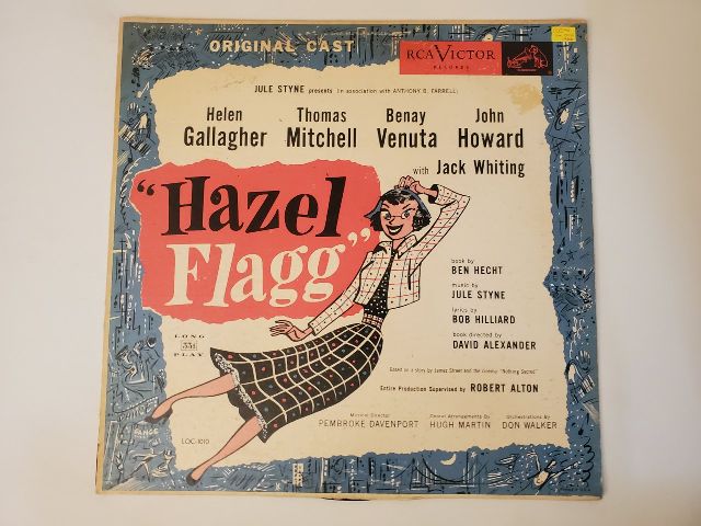 Original Cast Hazel Flagg vinyl record