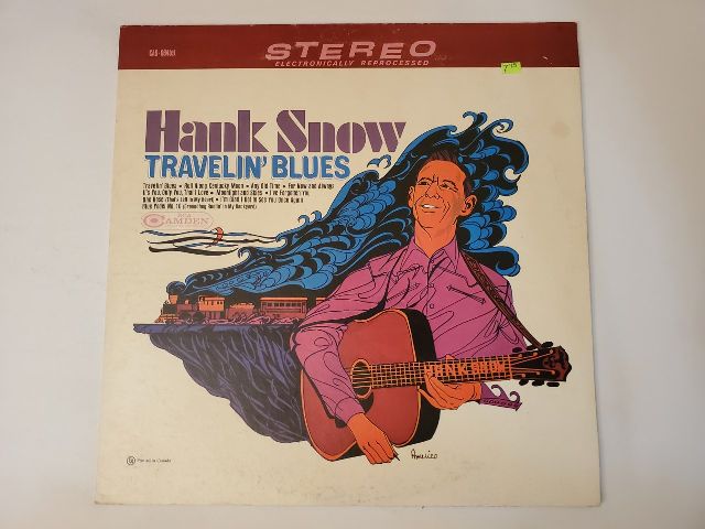 Hank Snow Travelin' Blues vinyl record