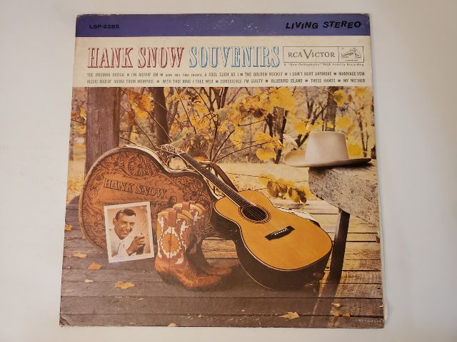 Hank Snow Souvenirs vinyl record