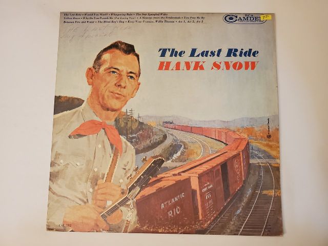 Hank Snow The Last Ride vinyl record