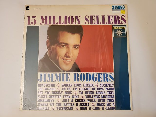 Jimmie Rodgers 15 Million Sellers vinyl record