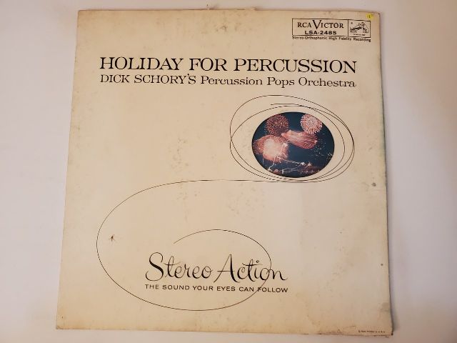 Dick Schory's Percussion Pops Orchestra Holiday for Percussion vinyl record