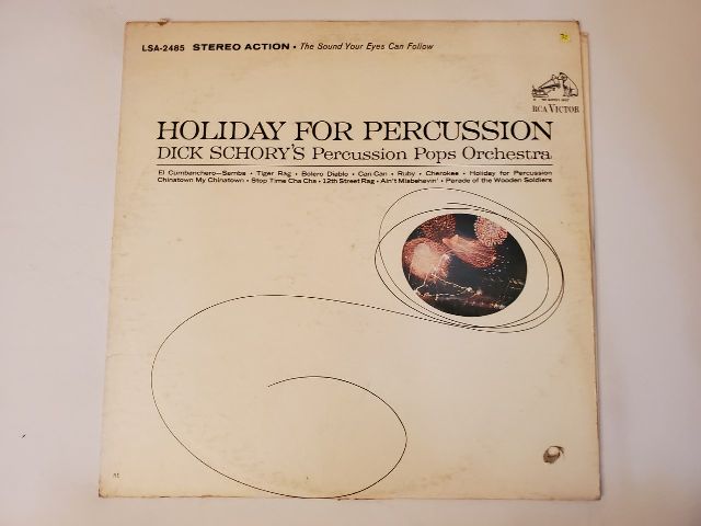 Dick Schory's Percussion Pops Orchestra Holiday for Percussion vinyl record