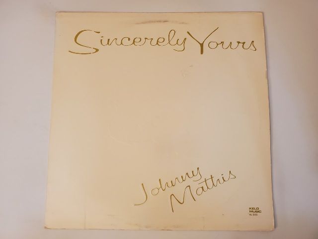 Johnny Mathis Sincerely Yours vinyl record
