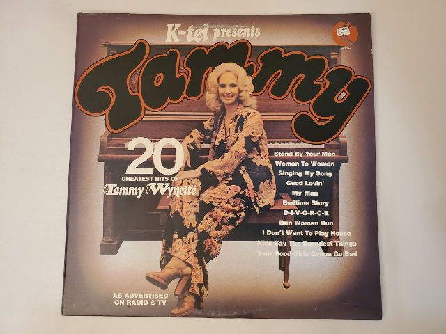Tammy Wynette 20 Greatest Hits vinyl record