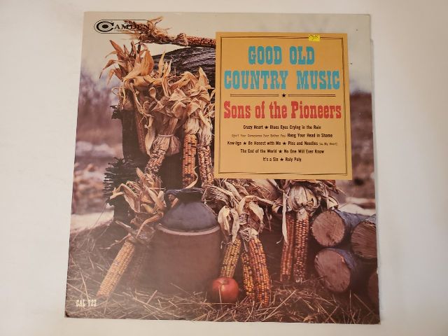 Sons of the Pioneers Good Old Country Music vinyl record