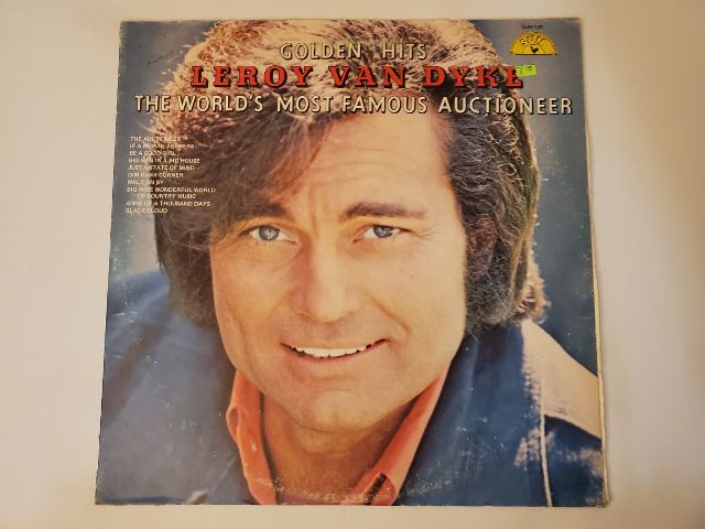 Leroy Van Dyke Golden Hits: The World's Most Famous Auctioneer vinyl record