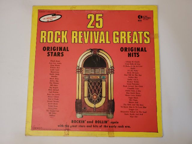 Various Artists 25 Rock Revival Greats vinyl record