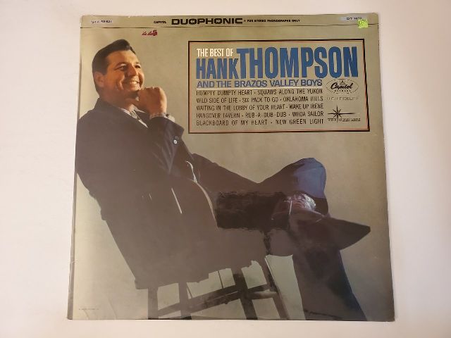 Hank Thompson and The Brazos Valley Boys The Best of Hank Thompson vinyl record