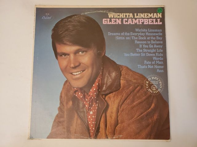 Glen Campbell Wichita Lineman vinyl record
