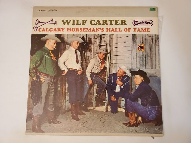 Wilf Carter Calgary Horseman's Hall of Fame vinyl record