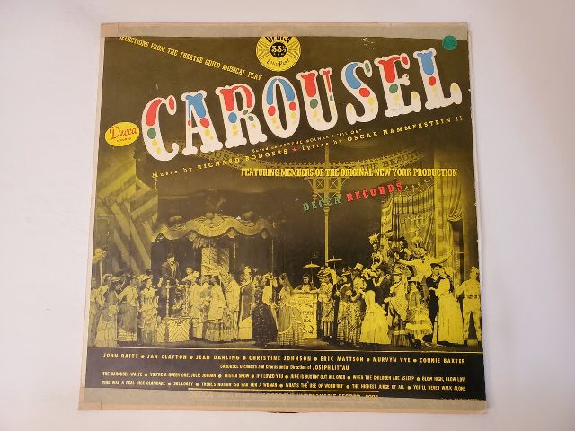 Richard Rodgers and Oscar Hammerstein II Carousel: Selections from the Theatre Guild Musical Play vinyl record