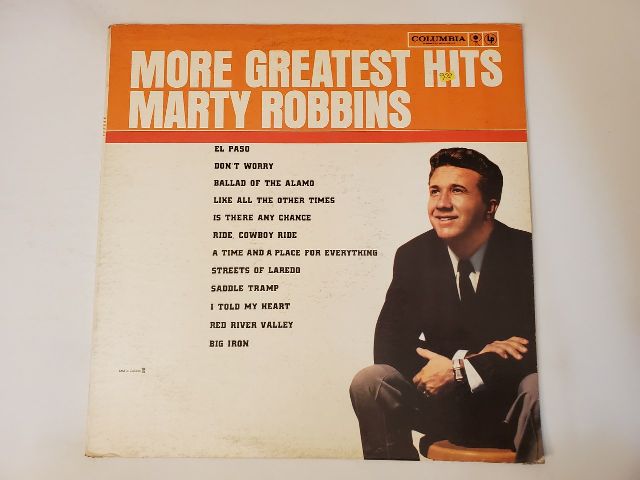 Marty Robbins More Greatest Hits vinyl record