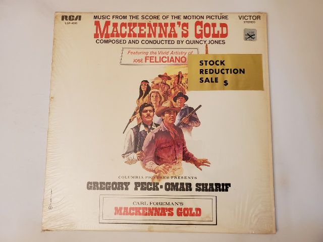 Quincy Jones Mackenna's Gold vinyl record