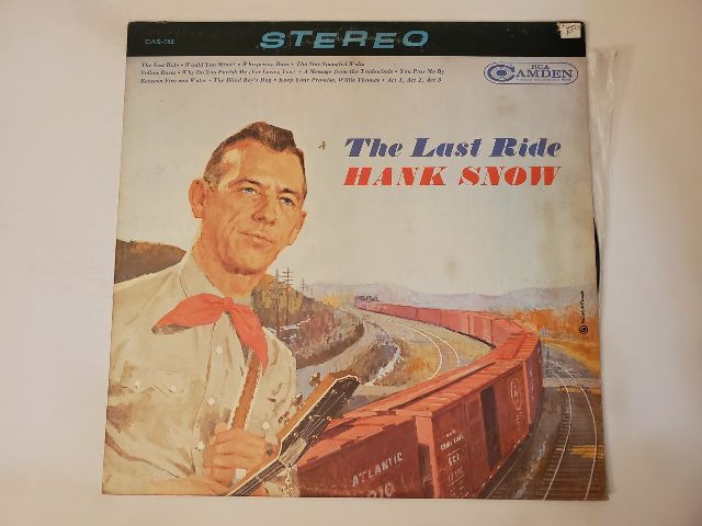 Hank Snow The Last Ride vinyl record