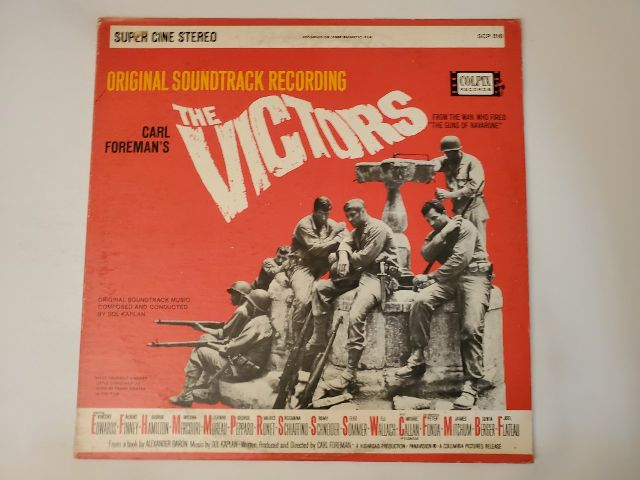Sol Kaplan The Victors (Original Soundtrack Recording) vinyl record