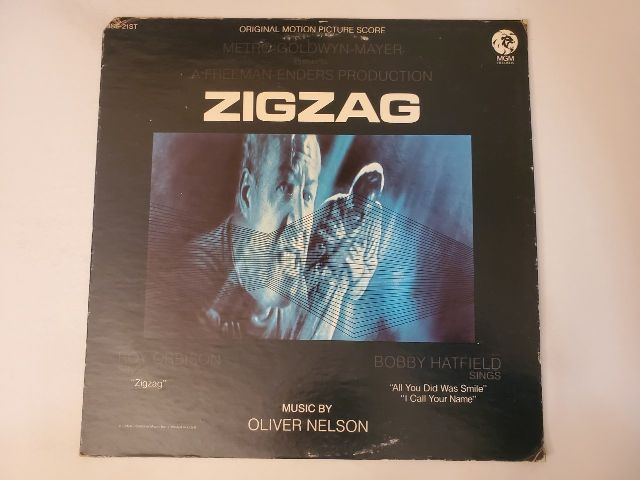 Oliver Nelson Zigzag (Original Motion Picture Score) vinyl record