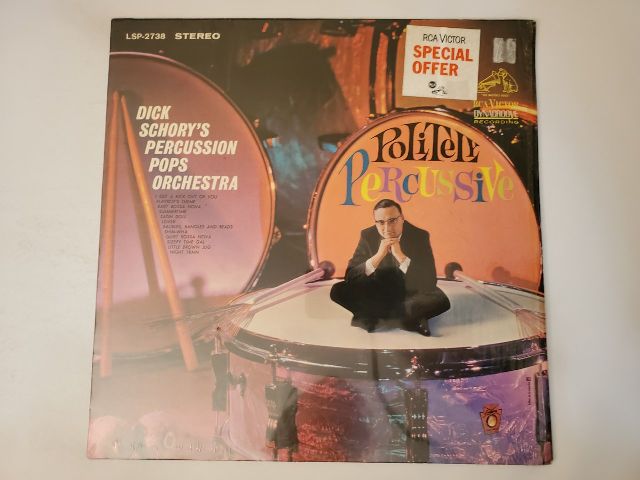 Dick Schory's Percussion Pops Orchestra Politely Percussive vinyl record