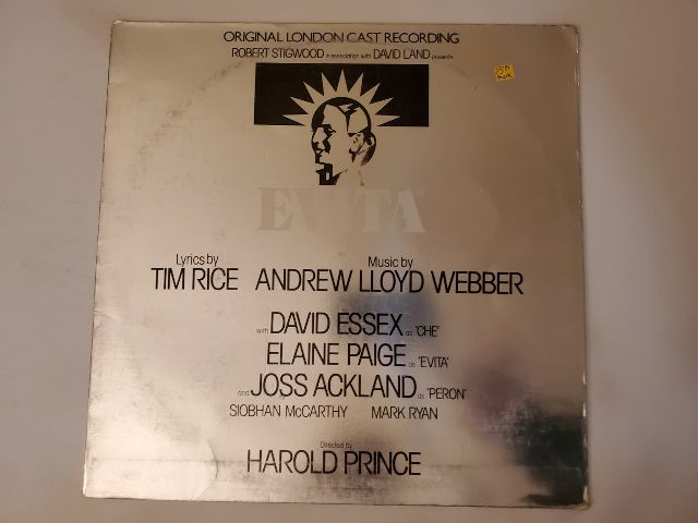 Original London Cast Evita (Original London Cast Recording) vinyl record