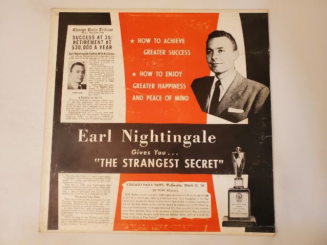 Earl Nightingale The Strangest Secret vinyl record