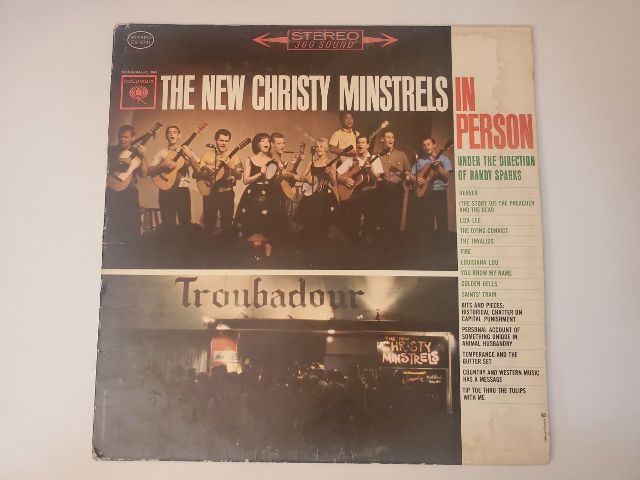 The New Christy Minstrels In Person vinyl record