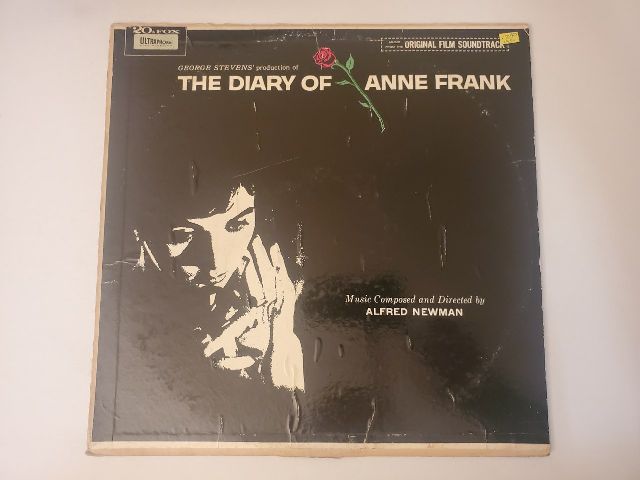 Alfred Newman The Diary of Anne Frank vinyl record