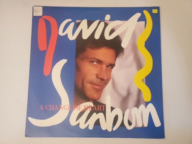 David Sanborn A Change of Heart vinyl record