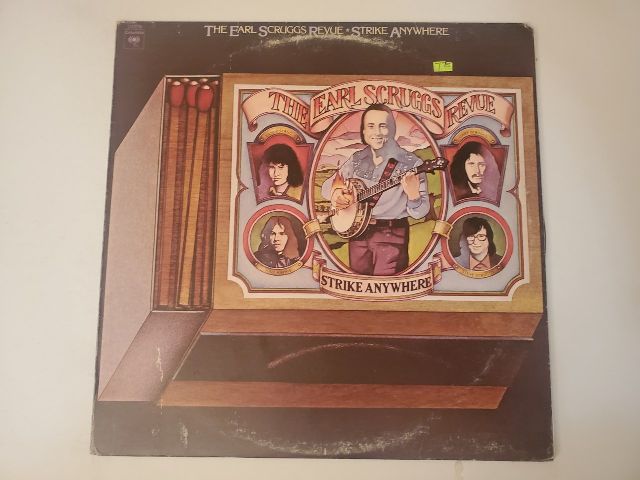 The Earl Scruggs Revue Strike Anywhere vinyl record