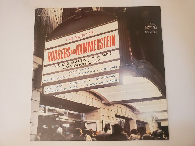 The Melachrino Strings and Orchestra The Music of Rodgers and Hammerstein vinyl record
