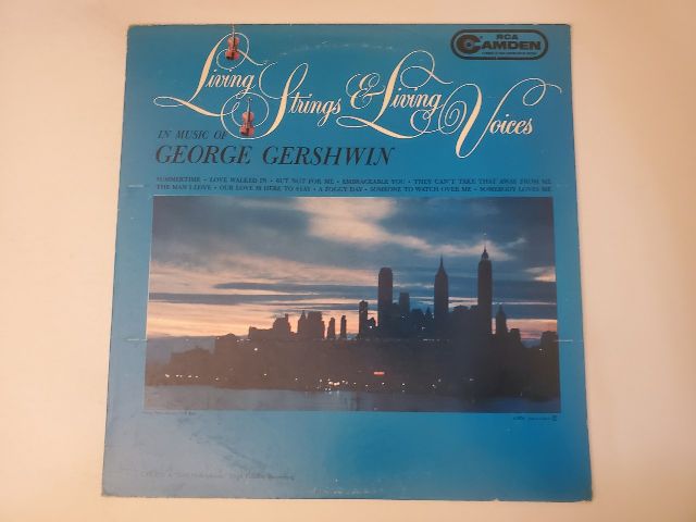 Living Strings and Living Voices In Music of George Gershwin vinyl record