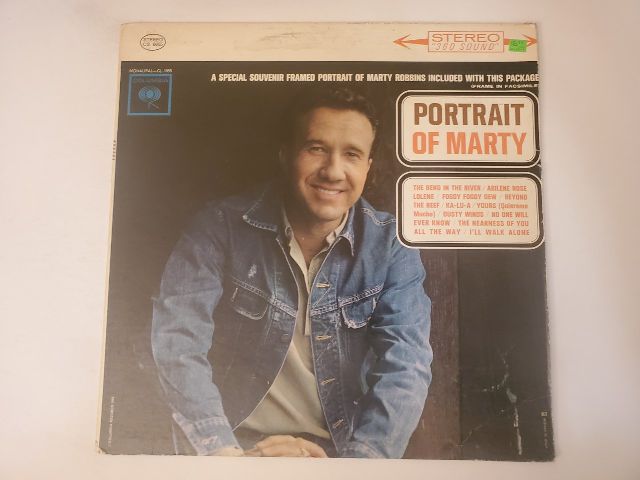 Marty Robbins Portrait of Marty vinyl record