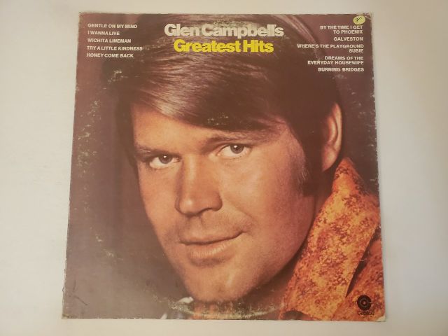 Glen Campbell Greatest Hits vinyl record