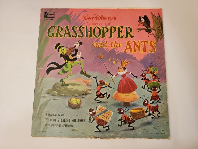 Sterling Holloway, Camarata Walt Disney's Story of the Grasshopper and the Ants vinyl record