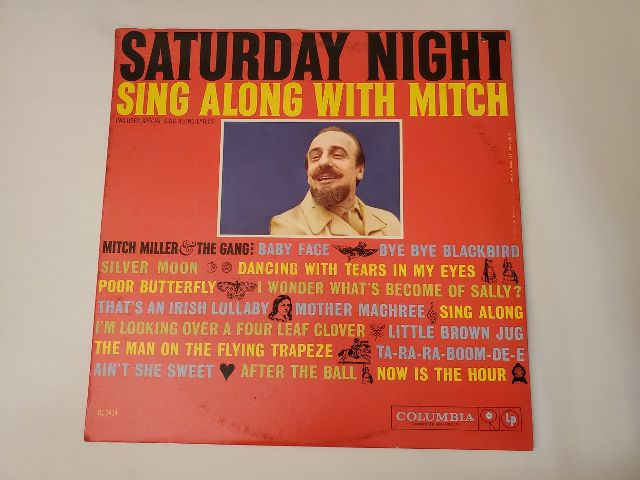 Mitch Miller & The Gang Saturday Night Sing Along with Mitch vinyl record