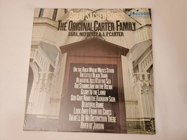 The Original Carter Family Great Sacred Songs vinyl record
