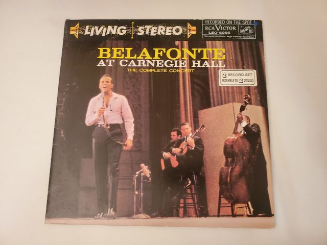 Belafonte Belafonte at Carnegie Hall vinyl record