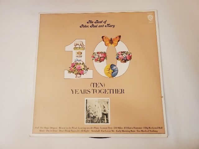Peter, Paul and Mary The Best of Peter, Paul and Mary: (Ten) Years Together vinyl record