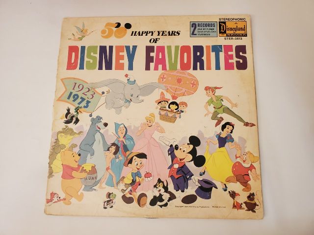 Various Artists 50 Happy Years of Disney Favorites vinyl record