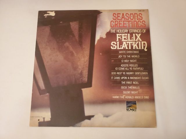Felix Slatkin Seasons Greetings: The Holiday Strings vinyl record