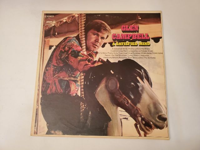 Glen Campbell A Satisfied Mind vinyl record