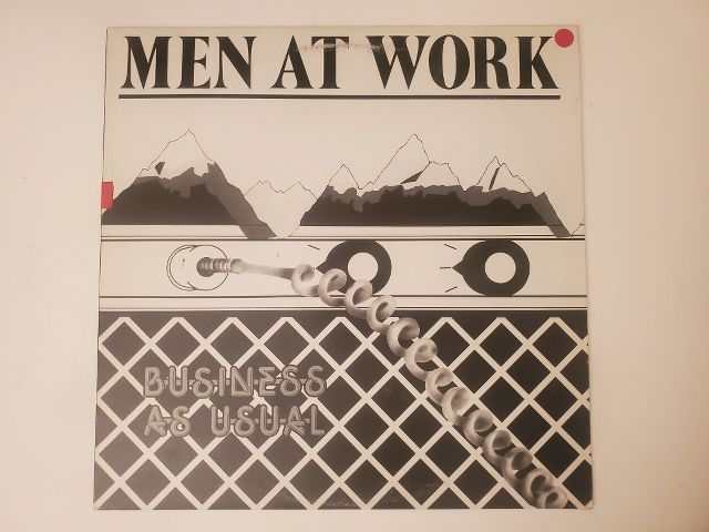 Men at Work Business as Usual vinyl record