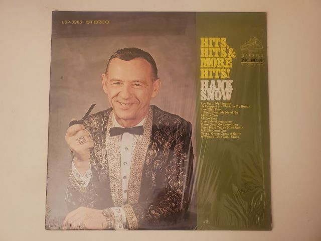 Hank Snow Hits, Hits & More Hits! vinyl record