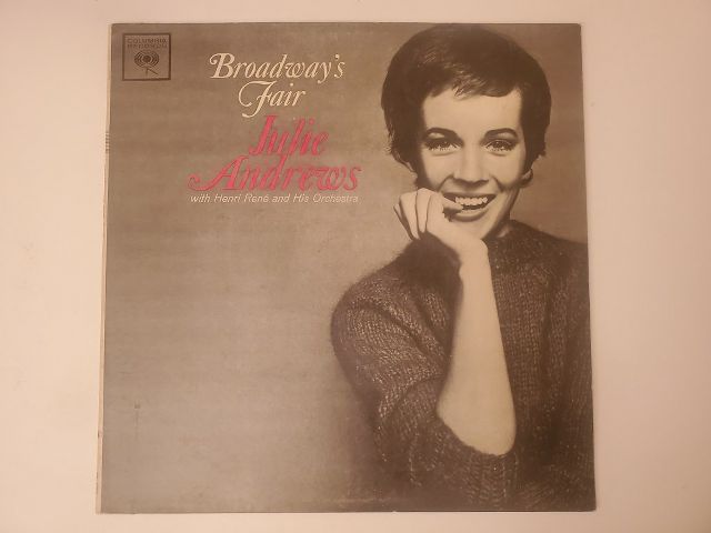 Julie Andrews Broadway's Fair vinyl record